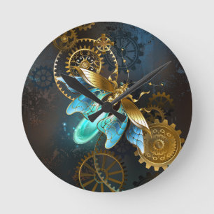 Steampunk Firefly Ronde Klok