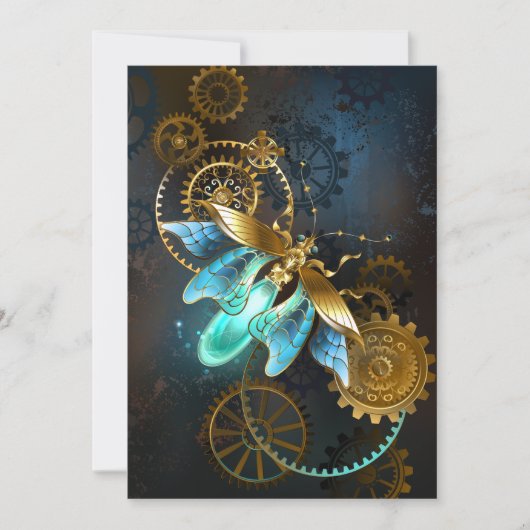 Steampunk Firefly Save The Date (Voorkant)