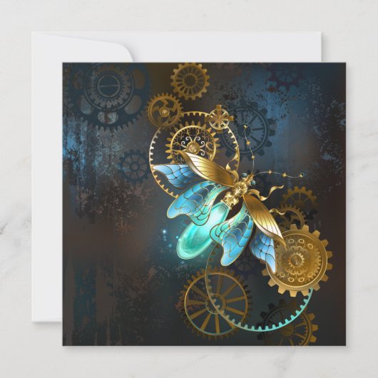 Steampunk Firefly Save The Date (Voorkant)