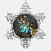 Steampunk Firefly Tin Sneeuwvlok Ornament (Voorkant)
