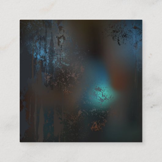 Steampunk Firefly Vierkante Visitekaartje (Achterkant)