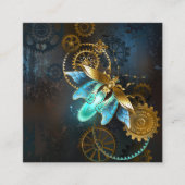 Steampunk Firefly Vierkante Visitekaartje (Voorkant)