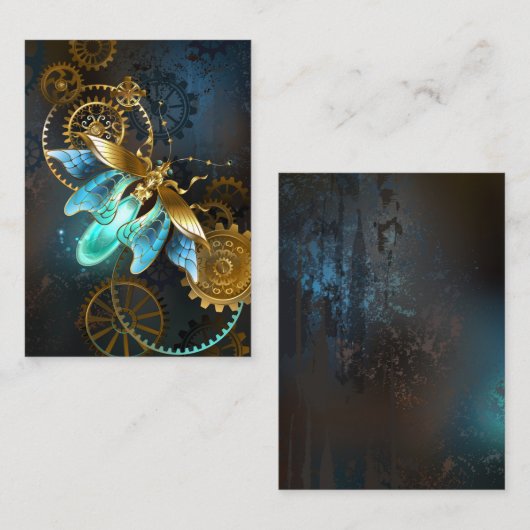 Steampunk Firefly Visitekaartje (Voorkant / Achterkant)