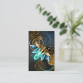 Steampunk Firefly Visitekaartje (Staand voorkant)