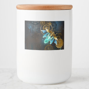 Steampunk Firefly Voedselcontainer Etiket