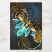 Steampunk Firefly Voedselcontainer Etiket (Enkel label)