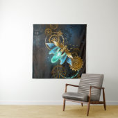 Steampunk Firefly Wandkleed (In situ)