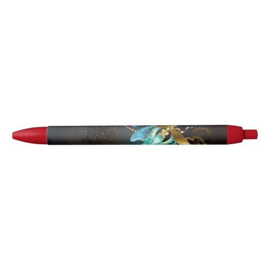 Steampunk Firefly Zwarte Inkt Pen (Voorkant)