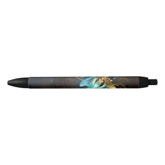 Steampunk Firefly Zwarte Inkt Pen (Voorkant)