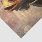 Steampunk Fish Tissuepapier (Detail)