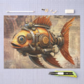 Steampunk Fish Tissuepapier (Craft)