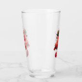 Steampunk Flamingo – Digitale fantasiekunst Glas (Links)