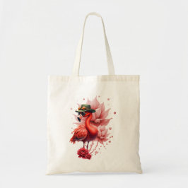 Steampunk Flamingo – Digitale fantasiekunst Tote Bag