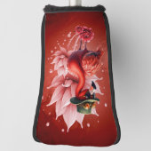 Steampunk Flamingo – Fantasie Digitale Kunst Golfheadcover (Draai 90)