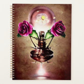 Steampunk Floating Perfume Fles Planner (Voorkant)