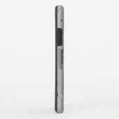 Steampunk Floral Metal Gray Case-Mate iPhone Case (Achterkant/rechts)