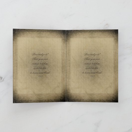 Steampunk Flying Machine Groeten Kaart (Binnen)