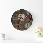 Steampunk Foto Lijst Industrial Clock Machines Grote Klok (Huis)