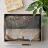 Steampunk Fox 1 Decoupage tissuepapier (Geschenk)