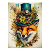 Steampunk Fox Perfect Poster (Voorkant)