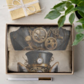 Steampunk Fox Portrait Tissuepapier (Geschenk)