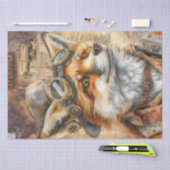 Steampunk Fox Tissuepapier (Craft)