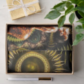 Steampunk Fractal Fantasy Beauful Woman Tissuepapier (Geschenk)