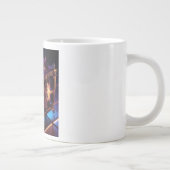 Steampunk Fractal Reflective Music Box Grote Koffiekop (Rechts)