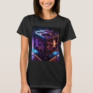 Steampunk Fractal Reflective Music Box T-shirt