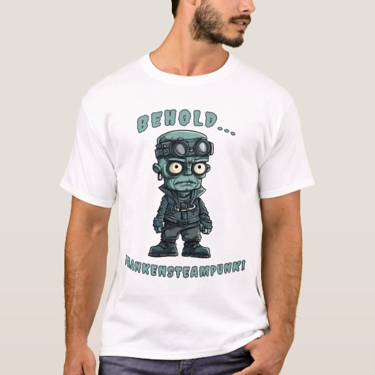Steampunk Frankenstein T-shirt (Voorkant)