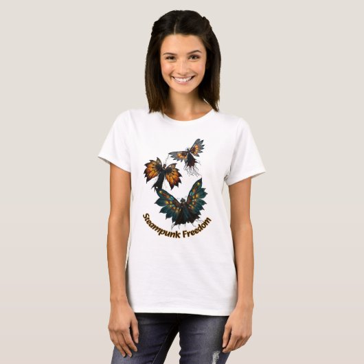 Steampunk Freedom T-shirt (Voorkant volledig)