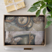 Steampunk French Bulldog Butterfly Tissuepapier (Geschenk)