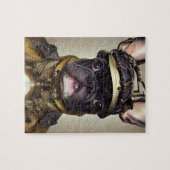 Steampunk French Bulldog Legpuzzel (Horizontaal)
