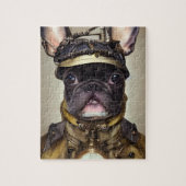 Steampunk French Bulldog Legpuzzel (Verticaal)