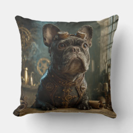 Steampunk Frenchie (Editie 1) - Worpkussen Kussen