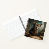 Steampunk Frenchie (Editie 2) - Deluxe Spiraal Notitieboek (Binnen)