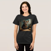 Steampunk Frenchie (Editie 2) - Tri-blend T- Shirt (Voorkant volledig)