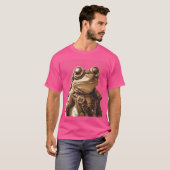Steampunk Frog Fantasy Art T-shirt (Voorkant volledig)