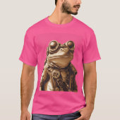Steampunk Frog Fantasy Art T-shirt (Voorkant)