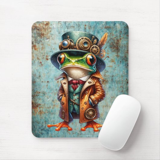 Steampunk Frog Muismat (Met muis)