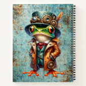 Steampunk Frog Notitieboek (Achterkant)
