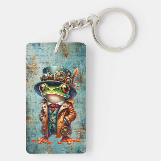 Steampunk Frog  Sleutelhanger (achterkant)
