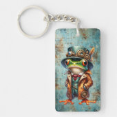 Steampunk Frog Sleutelhanger (Voorkant)