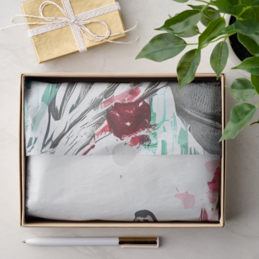 Steampunk Fun Zwart Roze Zebra Decoupage Tissuepapier (Geschenk)