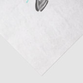 Steampunk Fun Zwart Roze Zebra Decoupage Tissuepapier (Detail)