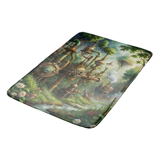 Steampunk Garden Bath Mat (Gekanteld)