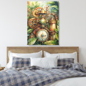 Steampunk Garden Canvas Art Afdruk (Insitu (Slaapkamer))