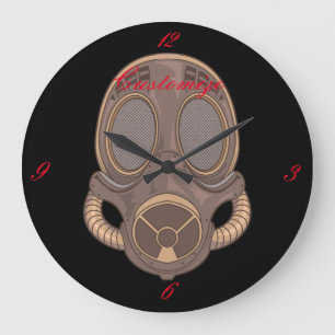 Steampunk Gas Mask Thunder_Cove Grote Klok