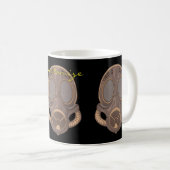 Steampunk Gas Mask Thunder_Cove Koffiemok (Voorkant rechts)
