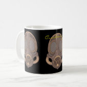 Steampunk Gas Mask Thunder_Cove Koffiemok (Voorkant links)